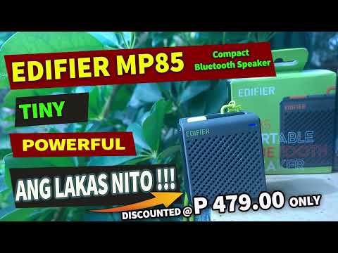 EDIFIER MP85 Portable Bluetooth Speaker Review |  Maliit Pero ang LAKAS!!! Ganda ng Tunog! #edifier