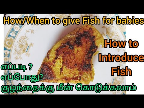 Fish for babies/how/when to give Fish for babies/how to introduce fish/nonveg for babies/fish recipe