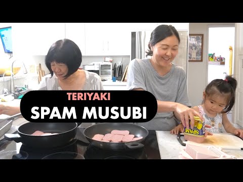 SIMPLE TERIYAKI SPAM MUSUBI//Hawaii Family Cooking in the Kitchen/