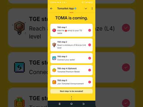 Tomarket Toma Air drop #nft