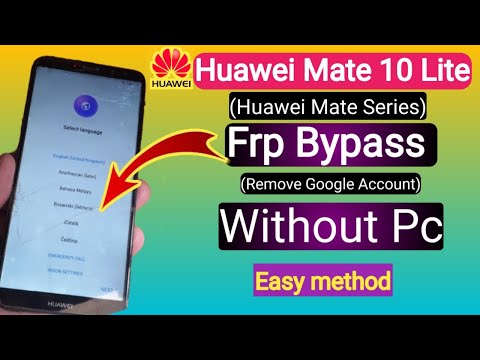 Huawei Mate 10 Lite FRP Bypass without PC | Android 8.0.0 | 100% Working Method