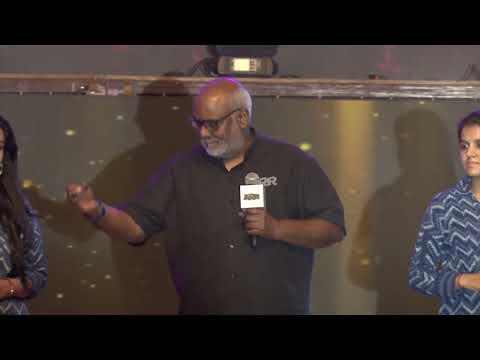 Music Director Keeravani Live Performance @ RRR Pre Release Event