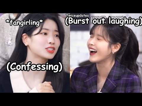 twice dahyun sudden confession to iu made her members shocked *she really admire IU*