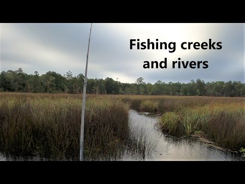 A quick bass fishing trip! Creeks and rivers with the gator tail extreme GTR40XD