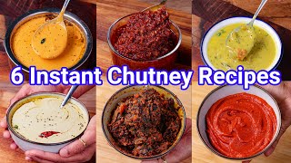 6 Instant Chutney Recipes - Perfect for Idli, Dosa, & Steamed Rice | Multipurpose Chutney Recipes