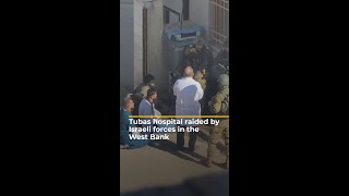 Israeli forces arrest medics in West Bank hospital raid | AJ#shorts