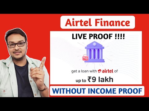 Airtel Finance : New Loan Offer 2024 | Rs 2,65,000 for 36 Months | Without Income Proof | #loan