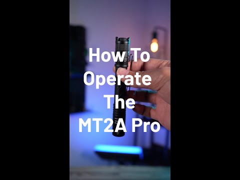 How To Operate The Nitecore MT2A Pro! #shorts #edc #mt2apro #nitecore