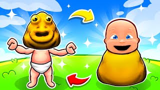 Baby and POU'S REVENGE Swap Bodies in Roblox!