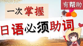 【日语必须助词】挑战最基本的日语能力考试的问题学好地道的助词。有详细解释。如果你觉得日文助词不太清楚的话，一定要看这次视频哦！