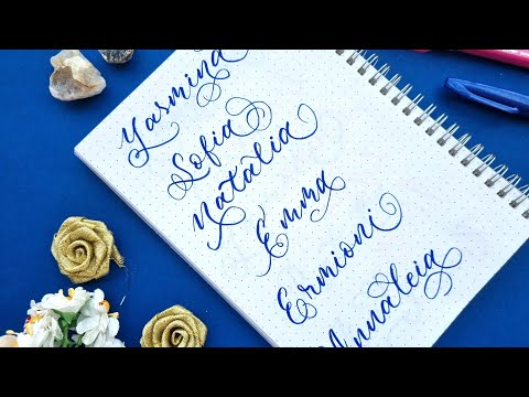 Name Request Calligraphy 😍 | Brush pen calligraphy  | Hobby Break