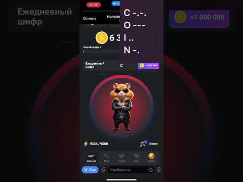 Секретный Шифр Hamster Kombat на 18 июня 24г