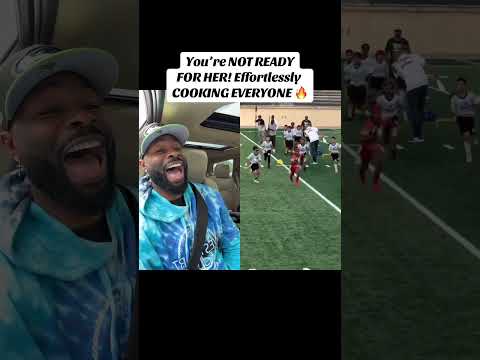 @yanasoflyy is cooking 🧑‍🍳 out there! #andydooleyreacts Voice: @ajgreene15 🤣#flagfootball