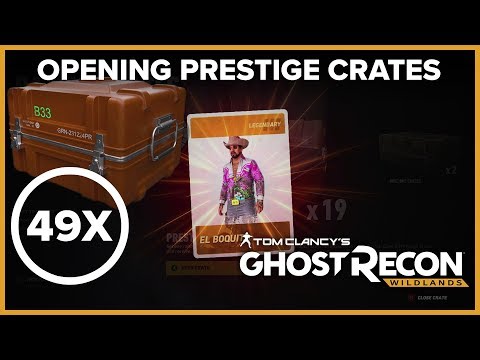 Ghost Recon Wildlands Ep 324 - Prestige Crate opening 49 crates plus bonus Spec Ops crates