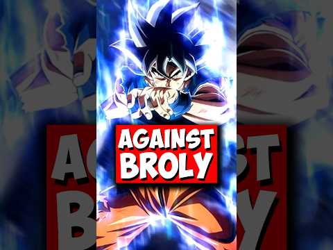 Why Goku didn't go UI against Broly  #goku #dbmanga #dragonballsuper #anime