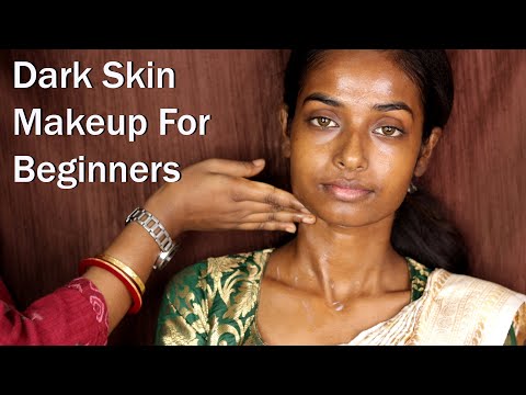 Dark Skin Bridal Makeup For Beginners / South Indian Bridal Makeup Tutorial