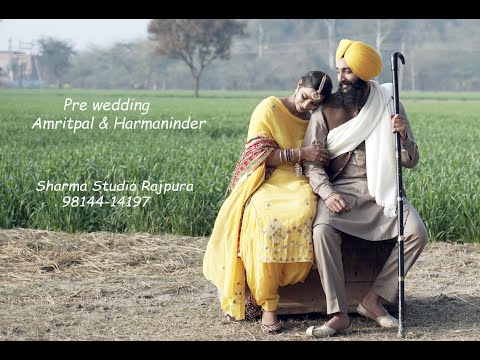 Best Pre-wedding 2023-24 || Amritpal & Harmaninder || Sharma Studio,Rajpura 98144-14197