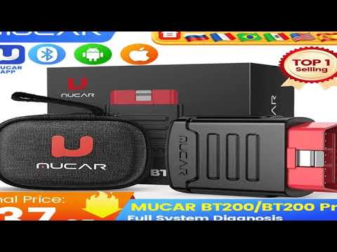 MUCAR BT200/BT200 Pro OBD2 Scanner Diagnostic Tool Bluetooth, Full System Automo