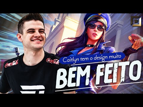 Caitlyn tem um dos MELHORES DESIGNS DO LEAGUE OF LEGENDS! 🧁