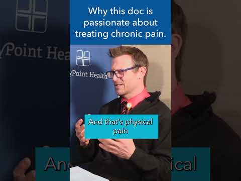 Why this doctor is passionate about treating chronic pain. #shorts