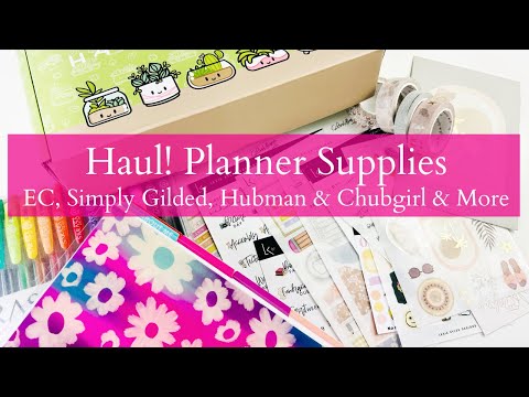 Planner HAUL! New Washi, Stickers, Pens + Erin Condren Kids Planner & More!