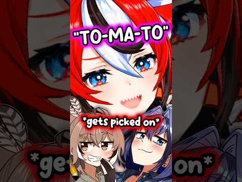 Bae Gets Picked on for Saying TO-MA-TO #hololive #hololiveenglish #vtuber