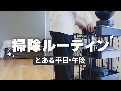 【とある日】平日午後の過ごし方｜語り｜掃除ルーティン｜3児シングルマザー