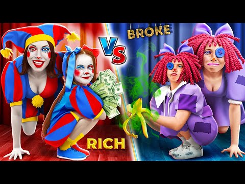 Rich Pomni vs Broke Ragatha - Gadgets vs Hacks - The Amazing Digital Circus