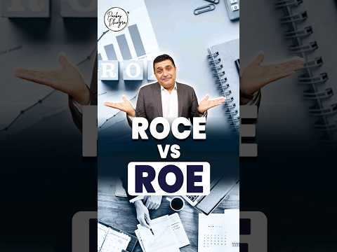 ROCE vs ROE | Return on Capital Employed v/s Return on Equity | Financial Basics Explained