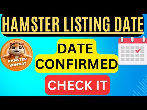 HAMSTER LISTING DATE #hamsterkombat #telegramairdrops #airdrop