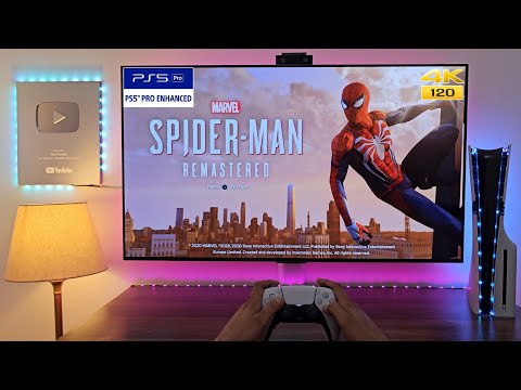 Spiderman Remastered (PS5 PRO) 4K HDR 120FPS