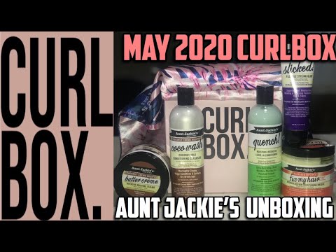 MAY CURLBOX  2020 | AUNT JACKIE’S CURLS & COILS | UNBOXING