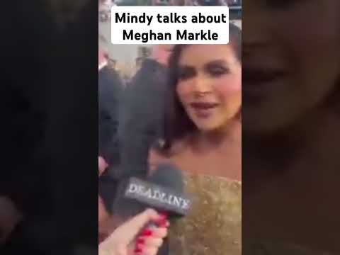 Mindy Kaling on getting the text from Meghan Markle to appear on #WithLoveMeghan.