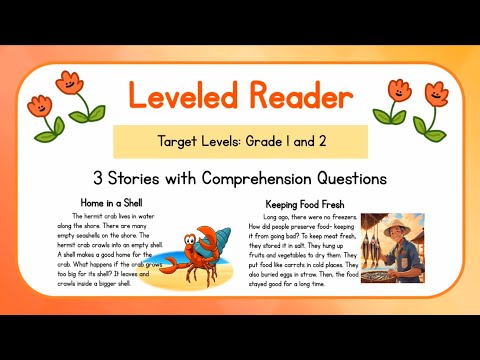 Reading for Grade 1 and Grade 2 | Reading Comprehension | Learn English Through Stories (Set 7)