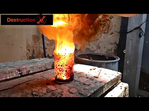 EXPLOSIVE chemical reaction  !!! DestructionX !!!