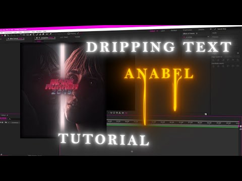 Dripping Text - After Effects Tutorial