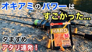 『ジグヘッド』と『オキアミ』で釣りをしたら釣れすぎた！