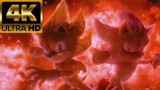 SUPER SHADOW vs SUPER SONIC, HD 4k | Sonic 3 🍿🍿