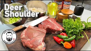 🔵 Dutch Oven Cooked Venison Shoulder | Cast Iron Cooking | Teach a Man to Fish