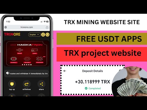 New TRONORE Mining site 2024 | longtime trusted income trx site | best free earning apps tronore