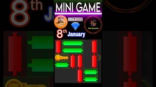 8th January Puzzle Game Trick, Hamster Kombat Easy steps #hamsterkombat #puzzle #blockchaingames