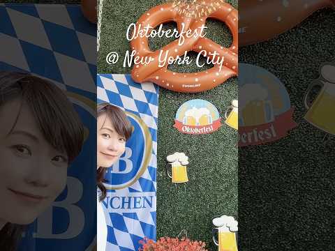 Oktoberfest2024 NYC #shorts #newyork   #pier15 #beerfestival  Beer with fabulous Brooklyn View