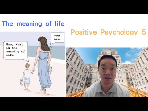 (Eng)Positive Psychology 05: Meaning of life #meaningoflife #positivepsychology