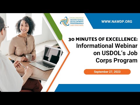 Informational Webinar on USDOL's Job Corps Program