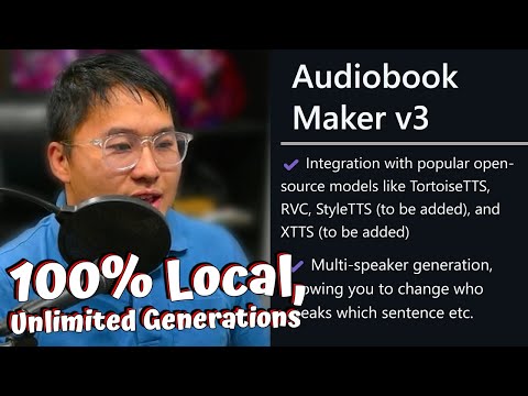 Open Source AI Audiobook Maker - Installation and Usage