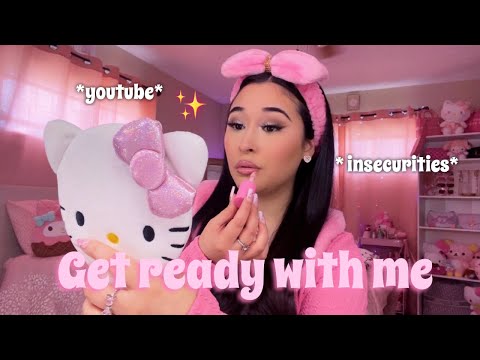 Get ready with me while I talk about my life ♡ (insecurities, trust issues, childhood, & YouTube)