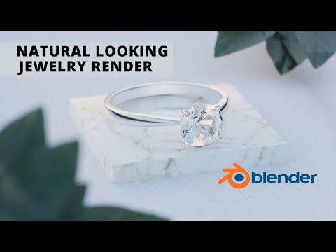 Natural Looking Jewelry Render in Blender, CG Tutorial