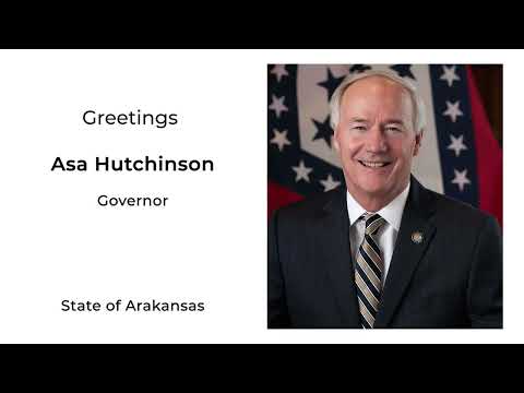 知事メッセージ Asa Hutchinson, アーカンソー州前知事