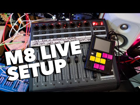 My Dirtywave M8 Live Setup (Behringer BCF2000 MIDI Controller)