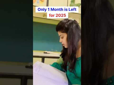 Only 1 Month is left for 2025 🤯📚Study Motivation 🎯Study Tips 📖 #ca #cs #cma